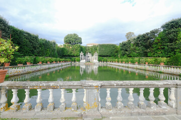 Lemon garden, Villa Reale di Marlia, province of Lucca,Italy