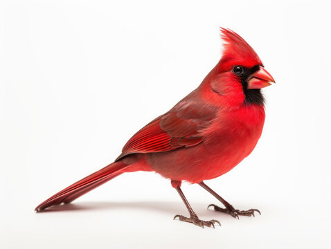 cardinal isolated on transparent background, transparency image, removed background