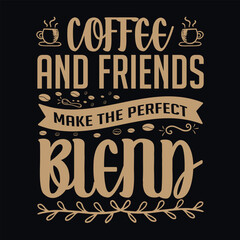 Estores personalizados con tu foto coffee typography t shirt design