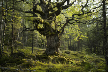 An old tree in the forest (1)