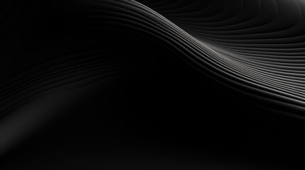 Black background with curved lines: conveys cuteness. Suitable for designing products for women. Fashion websites or cafes.