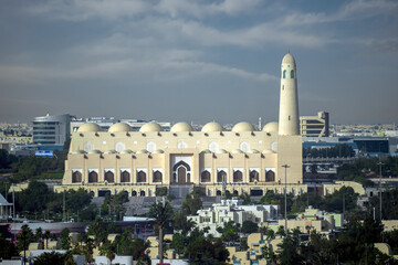Grand State Mosque Imam Abdul Wahab Doha Qatar 