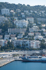 Obraz premium Amazing view of Port of city of Nice, France