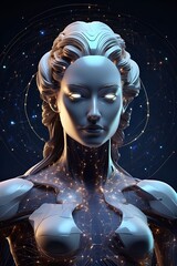 God of technology and information in space