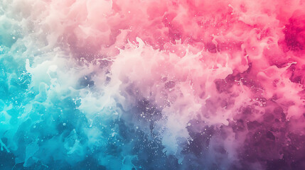 Vibrant coral reef colors in pink, magenta, and blue gradient with a captivating grainy texture. Suitable for a lively web banner or poster.