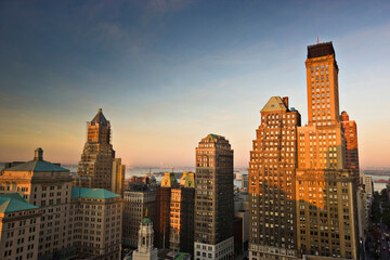 Fototapeta na wymiar New York City Panorama: Urban Landscape (4K Ultra HD)