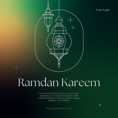 Ramdan Instagram Post Gradient Themed