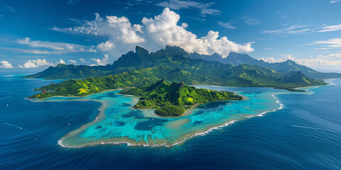 Tahiti, French Polynesia  - obrazy, fototapety, plakaty