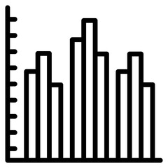 Bullet Graph Icon Element For Design