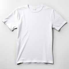 Plain White T-shirt on a background