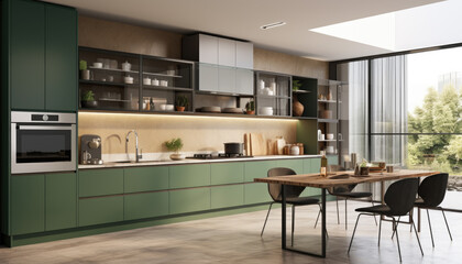Modern kitchen design house interior