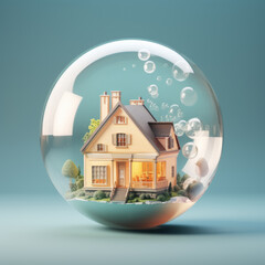 House under a Glass Shield, Protection Concept