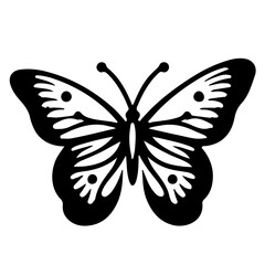 black and white butterfly tattoo