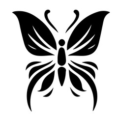 black and white butterfly tattoo