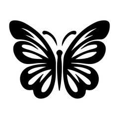 black and white butterfly tattoo