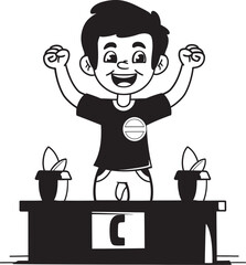 Epic Elevation 90 Words of Black Logos Stage Vector Victory Champions Chronicle Iconic Win in Stage Vector