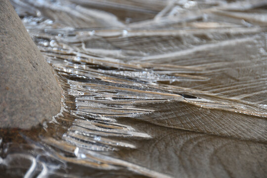 Ice on the river