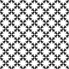 Black and white seamless abstract pattern. Background and backdrop. Grayscale ornamental design.