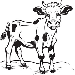 Radiant Ranch Vector Logo Coloring Capers Black Icon Emblem