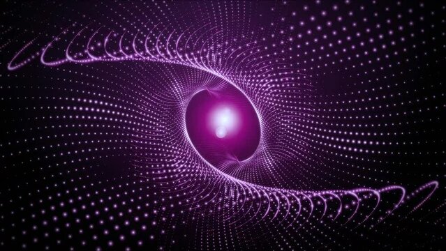 Purple dot particles