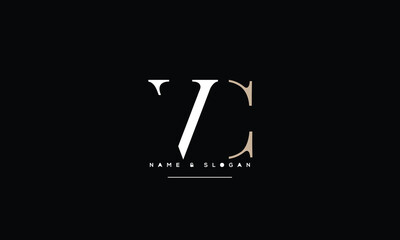Alphabets WC, CW, Initials Letters Logo Monogram