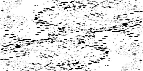Fototapeta premium Snow, stars, twinkling lights, rain drops on black background. Abstract vector noise. Small particles of debris and dust. Distressed uneven grunge texture overlay.