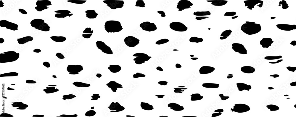 Aufkleber small uneven spots and particles of debris. abstract vector texture. distressed uneven background. g