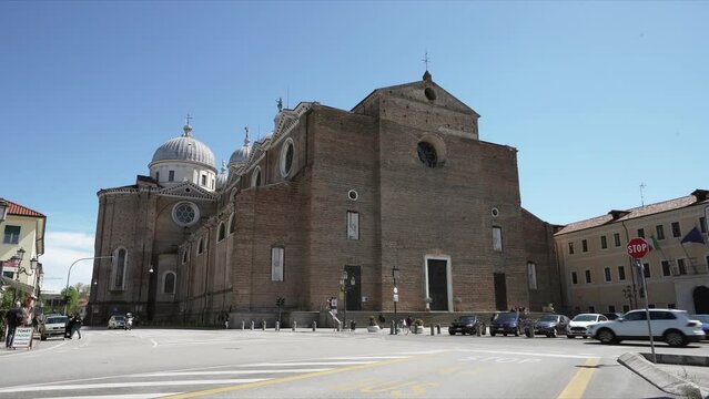  Santa Giustina abbey in Padua, Italy