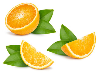 Fresh organic orange isolated - 757505423