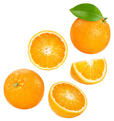 Fresh organic orange isolated - 757505438