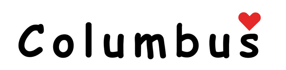 I love Columbus png
