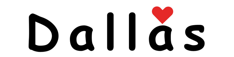 I love Dallas png
