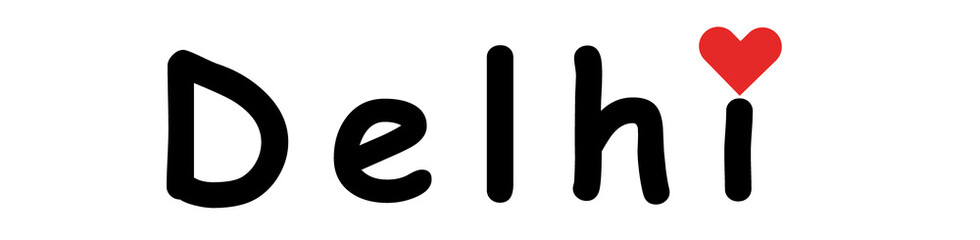 I love Delhi png
