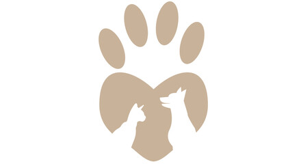 Tiere, Katze, Hund, Logo, Liebe, animal, cat, dog, love