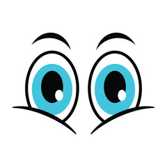 Cartoon eyes icon design, illustration design