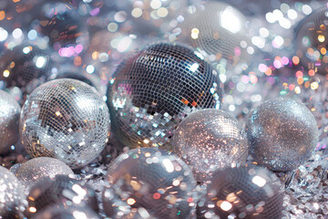 A shining and shiny disco ball for a party