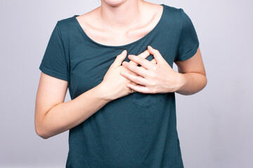 individual experiencing chest pain symptomatic of angina pectoris