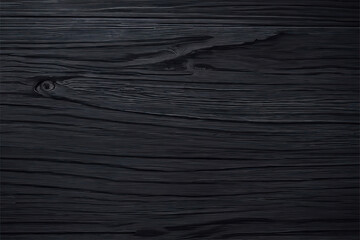 close up of a black dark wood wall wooden plank board texture background with grains and structures