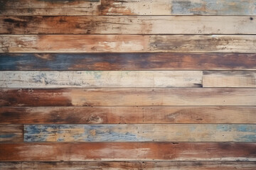Fototapeta na wymiar old wooden wooden wall texture and background, in the style of recycled material murals сreated with Generative Ai