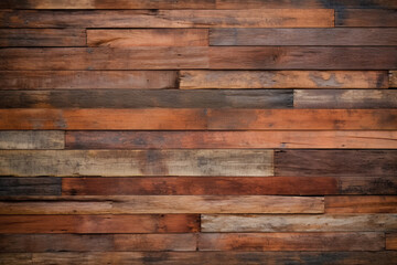 Naklejka premium old wooden wooden wall texture and background, in the style of recycled material murals сreated with Generative Ai
