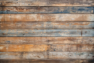 Fototapeta premium old wooden wooden wall texture and background, in the style of recycled material murals сreated with Generative Ai