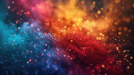 A colorful background with a lot of sparkles