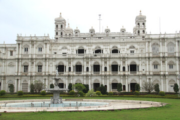 Fototapeta na wymiar View of the Jai Vilas Palace in Gwalior, India