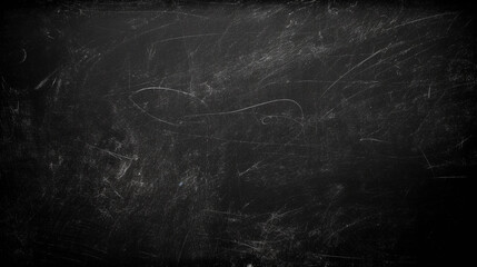 Chalk black board blackboard chalkboard background сreated with Generative Ai - obrazy, fototapety, plakaty