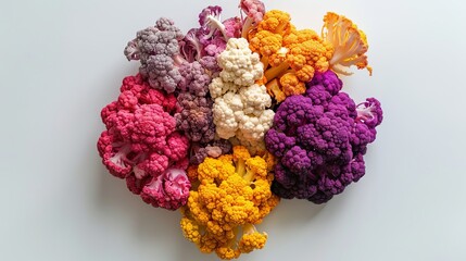 colorful cauliflower.