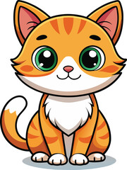 Heartwarming Cat Vector Art: Perfect for Design Projects