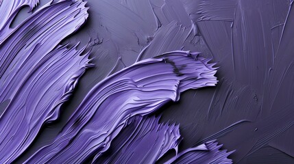 Abstract purple oil painting. The deep purple hues create a sense of mystery and intrigue.