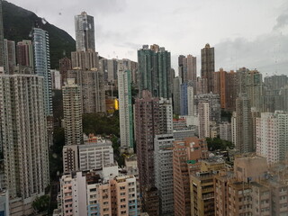 Hong Kong, buildings, landscape, city