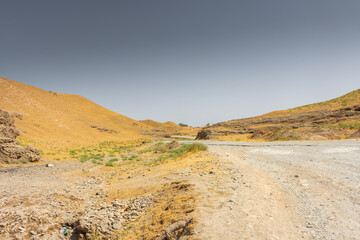 Ruins of Ancient Panjakent,  old settlement in Tajikistan