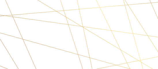 Random chaotic lines abstract geometric pattern. vector textrue 3d illustration. geometric design created using light gold digital net web line tecnology. white color in backdrop.